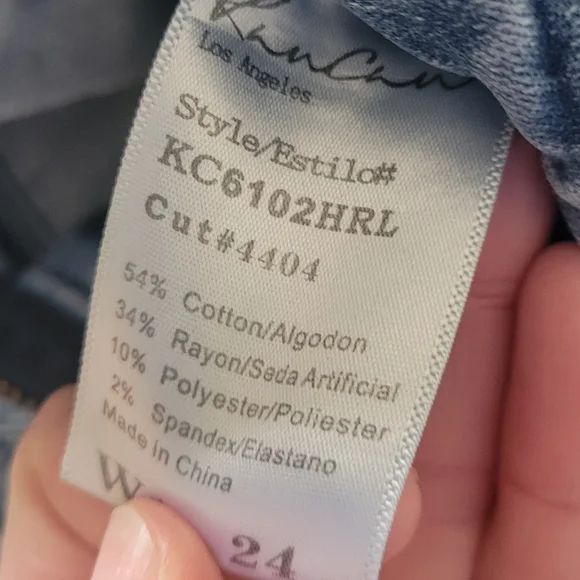 Kut from the Kloth Low Rise Bootcut Jeans Light Wash Stretch Denim Size 24 Y2K - Picture 2 of 7